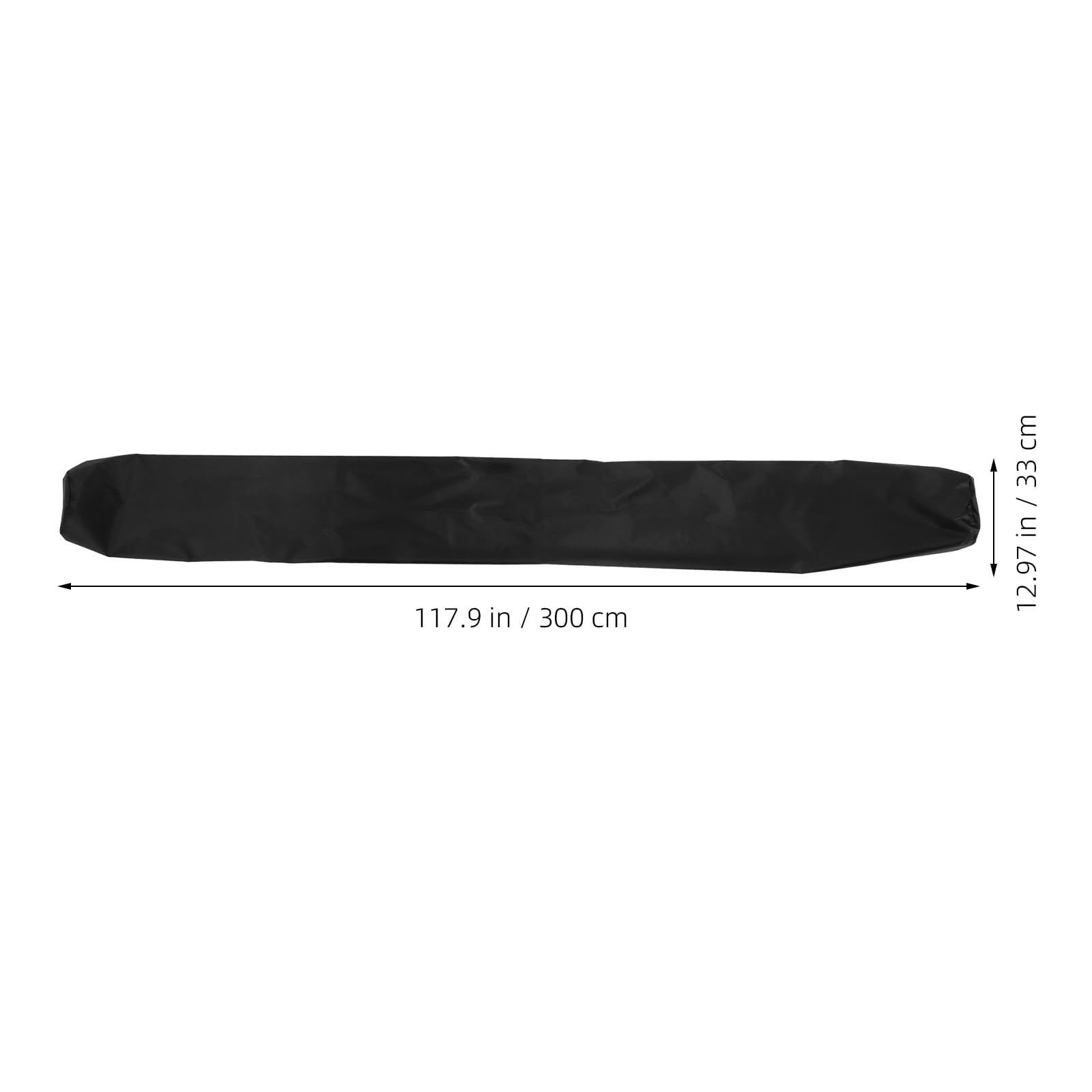 COLLBATH Housse de Protection pour Store Banne Rétractable 3 M, Imperméable et Résistante en Tissu Oxford, pour Terrasse Extérieure, Protection Pluie et Gel, Rangement Solide Toutes