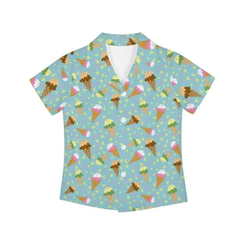 Pinupub Boys Hawaiian Shirt Size 3-16 Summer Short Sleeve Aloha Shirts Casual Button Down Shirts