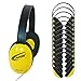 Califone 2800-YL Listening First Headphones in Yellow (Set of 12)