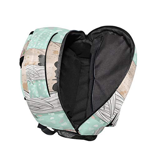 Flower Horse School Backpacks Blue Pony Student Backpack Big For Girls Boys Elementary School Shoulder Bag Bookbag Fairy Tale #TOP4