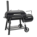 landmann smoker vinson 200 QUALITÄT - Der Smoker besitzt ein 3 teiligen Grillrost aus massiven, emaillierten Stahl. Dieses speichert die gewünschte Zieltemperatur für das perfekte Grillergebnis.
