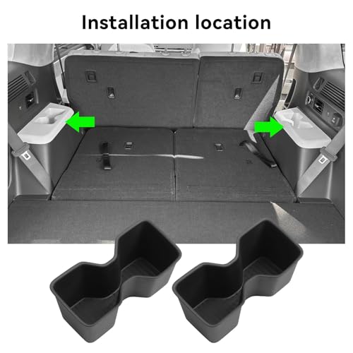 Paire de coussins de gobelets stables installation rapide pour protection voiture
