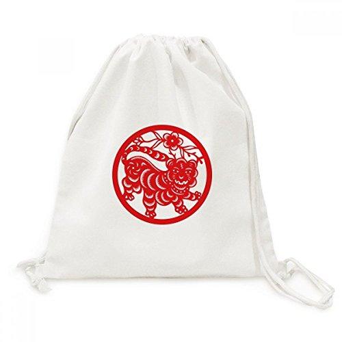 Sac cordon Toile Tigre, fini les sacs lourds en voyage