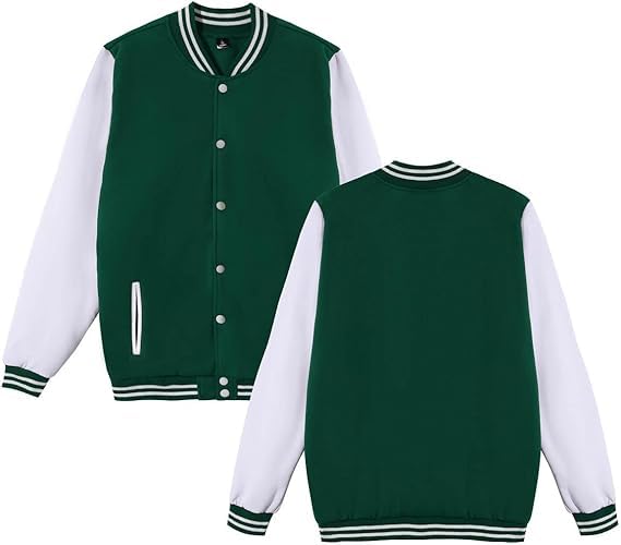 Image of Yuji Itadori Women Varsity Jacket Baseball Lightweight Outwear Fleece Coat Button Down Clothes