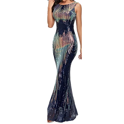 Abito Donna Cocktail Vintage Ruffled da Sera Grazia Confortevole Cocktail