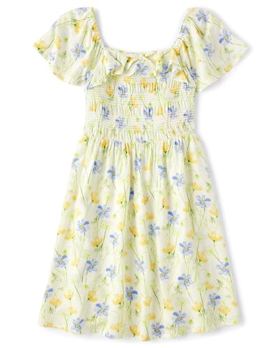 Image of The Children's Place Baby Girls' Short Sleeve Smocked Summer Dresses