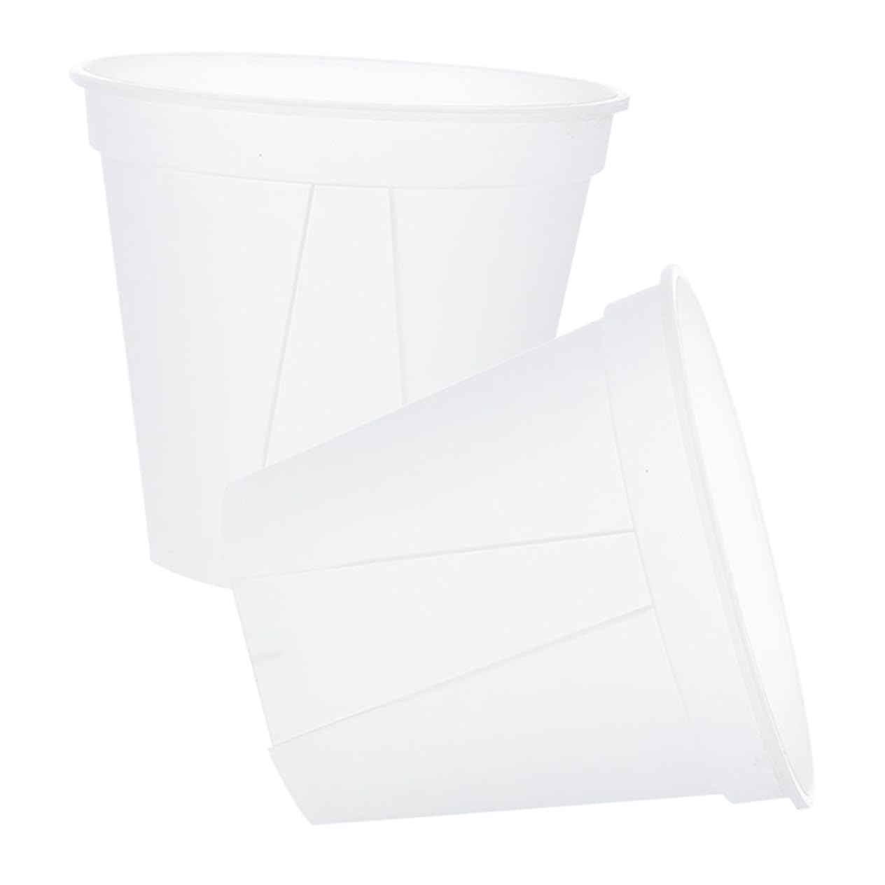 Pots orchidée transparent 20cm en plastique robuste, grands pots de fleurs intérieurs extérieurs