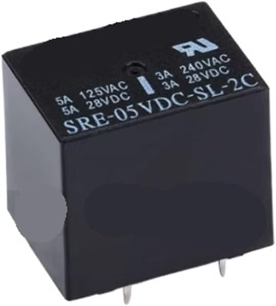 5Pcs SRE-05VDC-SL-2C SRE-12VDC-SL-2C SRE-24VDC-SL-2C SRE-05 12 24VDC-SL-2C 5V 12V 24V 8Pin Relay(SRE-12VDC-SL-2C)