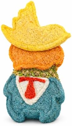 Natural Luffa Cat Toy with Catnip & Silvervine, Detachable Chew T...