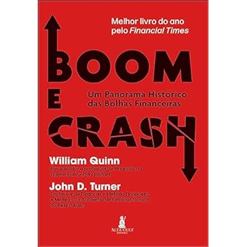 Capa do livro Boom e crash: um panorama histórico das bolhas financeiras