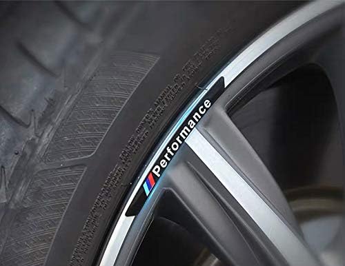 MAXMILO Aluminum Wheel Center Emblems Decoration Cover Trim Compatible with BMW ///M 1 2 3 4 5 6 Series X3 X4 X 5 X6 (F20 F21 F22 F23 F30 F31 F32 F33 F35 F36 F10 F11 F12 F13 F26 F15 F16)(Black)