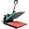 Fancierstudio Industrial-Quality Digital 15-by-15-Inch Sublimation T-Shirt Heat Press, Green Black