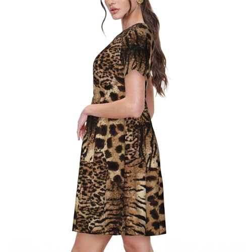 Robe d'été fluide léopard pour rester fraîche et élégante - 2