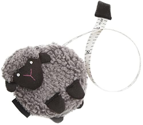 Image of Lantern Moon Woolly (Grey Sheep) Retractable Tape Measure - Knitting Accessory