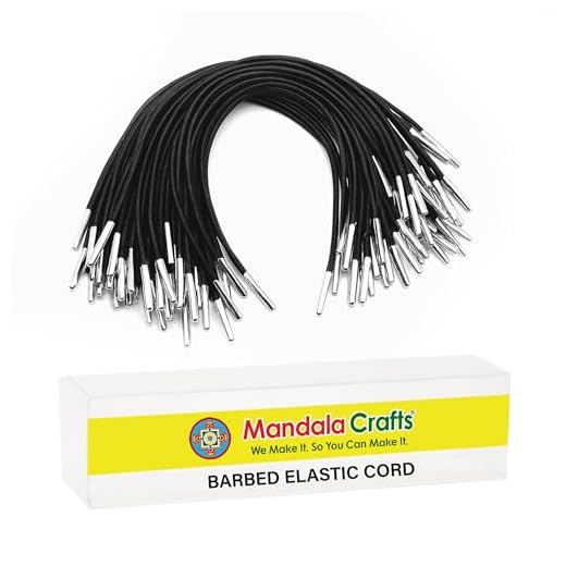 Mandala Crafts Elastic Barbed Cord Kit