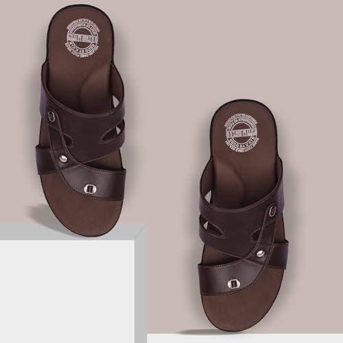 Image of DR PLUS Men's Healthcare, Diabetic, and Orthopedic MCR /MCP Footwear /Sandals /Slipper /Chappal