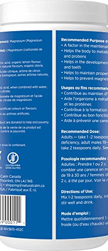 Natural Vitality Calm #1 Selling Magnesium Citrate Supplement, Anti-Stress Magnesium Supplement Drink Mix Powder- Raspberry Lemon, Vegan, Gluten Free and Non-GMO (Package May Vary), 16 oz 113 Servings