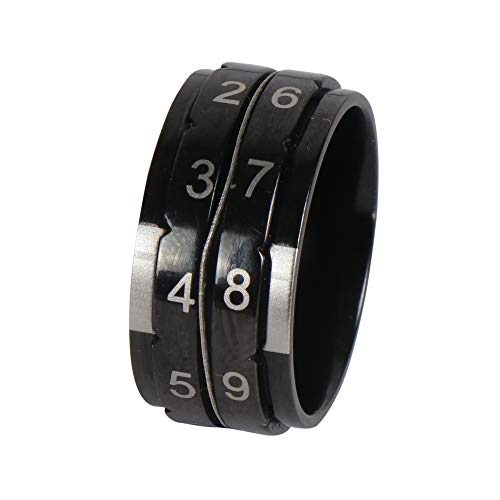 KnitPro Row Counter Ring- Black | Size 11 (20.6mm) by KnitPro - Used condition - US$32.98