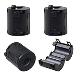 4-Pack 31500 Snap-on Ferrite Cores, EMI Noise Suppressor for Cables, Power Cords, Electronic Devices, No Wire Cutting Installation
