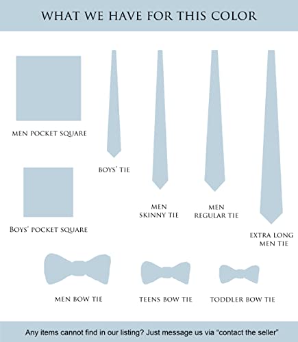 Image of Pre-Tied Adjustable Solid Tuxedo Bow Tie for Boys and Men