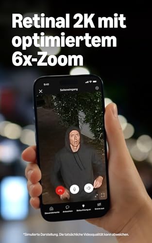 Ring Spotlight Kamera (Spotlight Cam), Akku (neueste Generation), Weitwinkel-Video in Retinal 2K, optimierter 6x-Zoom… – Ansicht 3