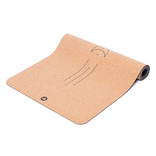 Bodhi Yogamatte aus Kork mit Naturkautschuk 4 mm Nachhaltig und rutschfest