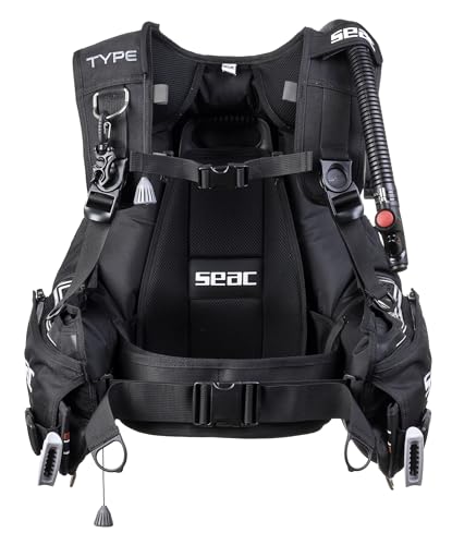 BCD para buceo ergonómico SEAC chaleco compensador hidrodinámico para adultos 3