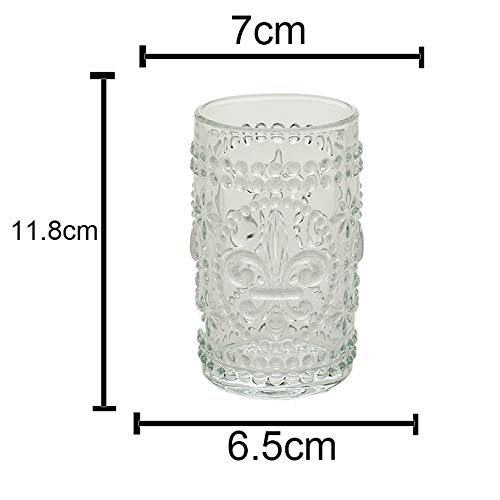 Conjunto 3 Peças para Banheiro de Vidro Flor de Lis Rosé - Lyor