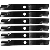 6PK Oregon Mower Blades Compatible with 60' Kubota Pro Decks ZD323 ZD326 Z725 92-049 K5647-34340 K5647-97530 K5668-97530