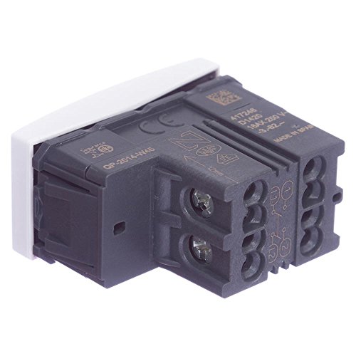 Módulo Interruptor Bipolar Simples Luminoso Schneider Electric Branco Única