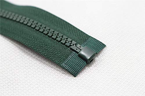 End-open 5# 40-100cm 1pcs Bobina de resina negra Hermosas cremalleras para bolsa de bricolaje, etc. Tailor Sewer Craft Herramientas de costura artesanales al por menor, 41, verde, 5#