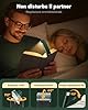 86lux Luce per Lettura Libri a Letto, luce libro lettura notturna Ricaricabile LED Ultra Leggera con, 3 Colori ambra & Luminosità Regolabile, Flessibile per bambini e amanti dei libri, Verde