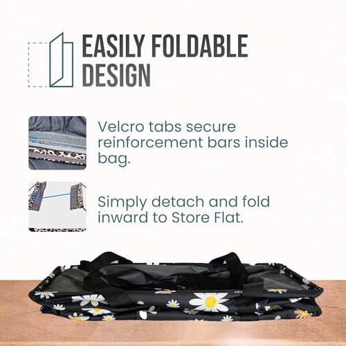 Image of Extra Large Utility Tote Bag - Oversized Collapsible Pool Beach Canvas Basket
