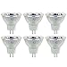 6 Pack Sunlite 35 Watt, 30 Narrow Flood, MR11 Mini Reflector, GU4 Base