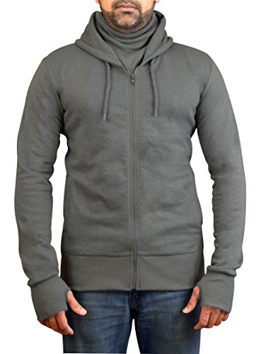 Skylinewears Men's Fashion Activewear Hoodie Ninja Style Sweatshirt2