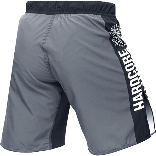 Image of Hardcore Training Fight Shorts Recruit Black Green Red Purple Blue Men's Boxing MMA BJJ Grappling Kickboxing No Gi