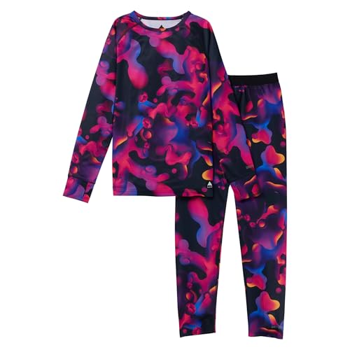 Burton Youth Kids' Lightweight Base Layer Set (Lava Lamp, Medium)