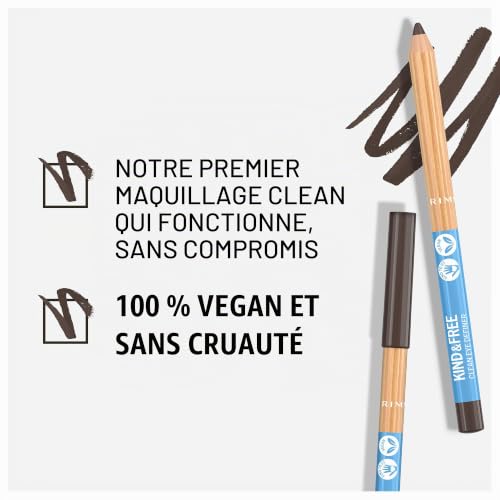 Rimmel - Crayon Liner - Kind & Free - 02 PECAN, 1.1G