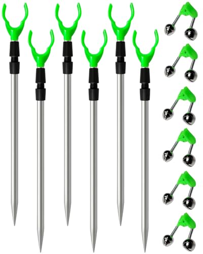 Fishing Rod Holder, Adjustable Telescopic Fishing Pole Holders for Ground Fishing Rod Holders Sand,...