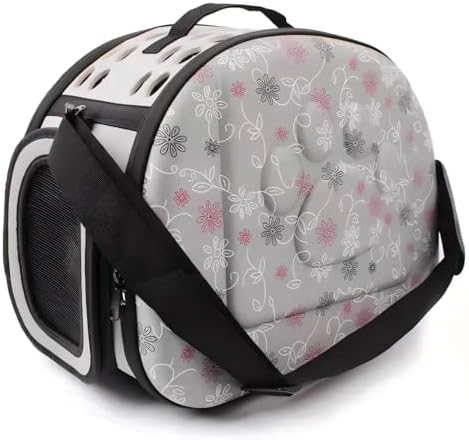 Nyganmelloz Foldable Pet Dog Cat Carrier Cage Collapsible Travel ...