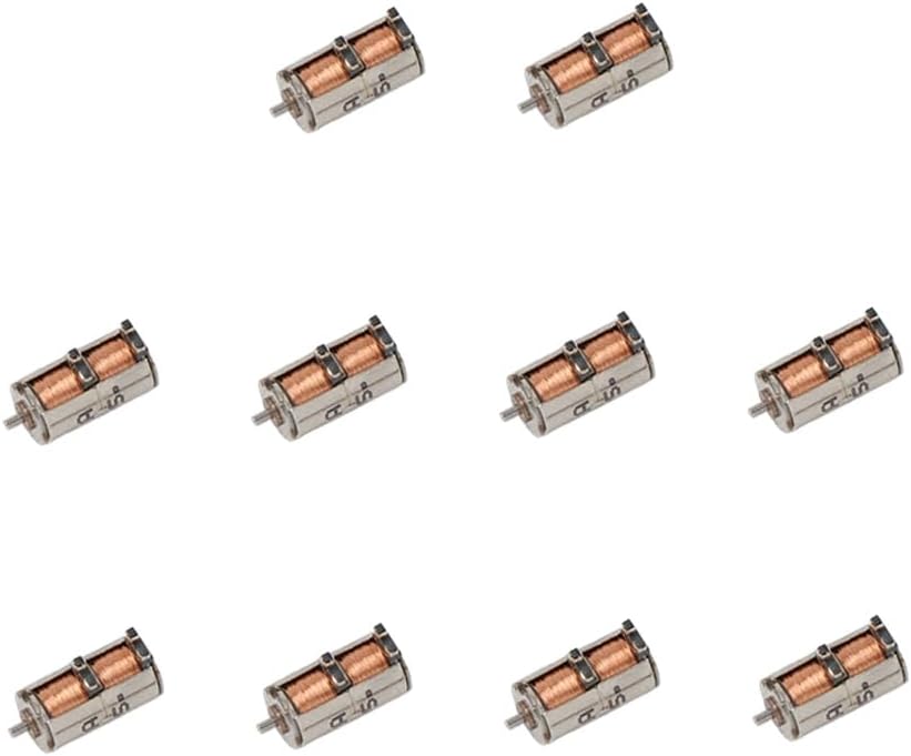 Acxico 10Pcs DC 5V 2-Phase 4-Wire Micro Mini Ultra-Tiny 4 mm Precision Stepper Motor DIY