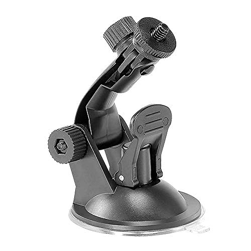 TEKCAM Camera Suction Cup Mount Compatible with GoPro Hero 12 11 10 9 8 7/ AKASO EK7000 Brave 7 V50 Elite/Apexcam/Dragon Touch/Wolfgang/GOOKAM Waterproof Action Camera, Car Windshield Suction Mount