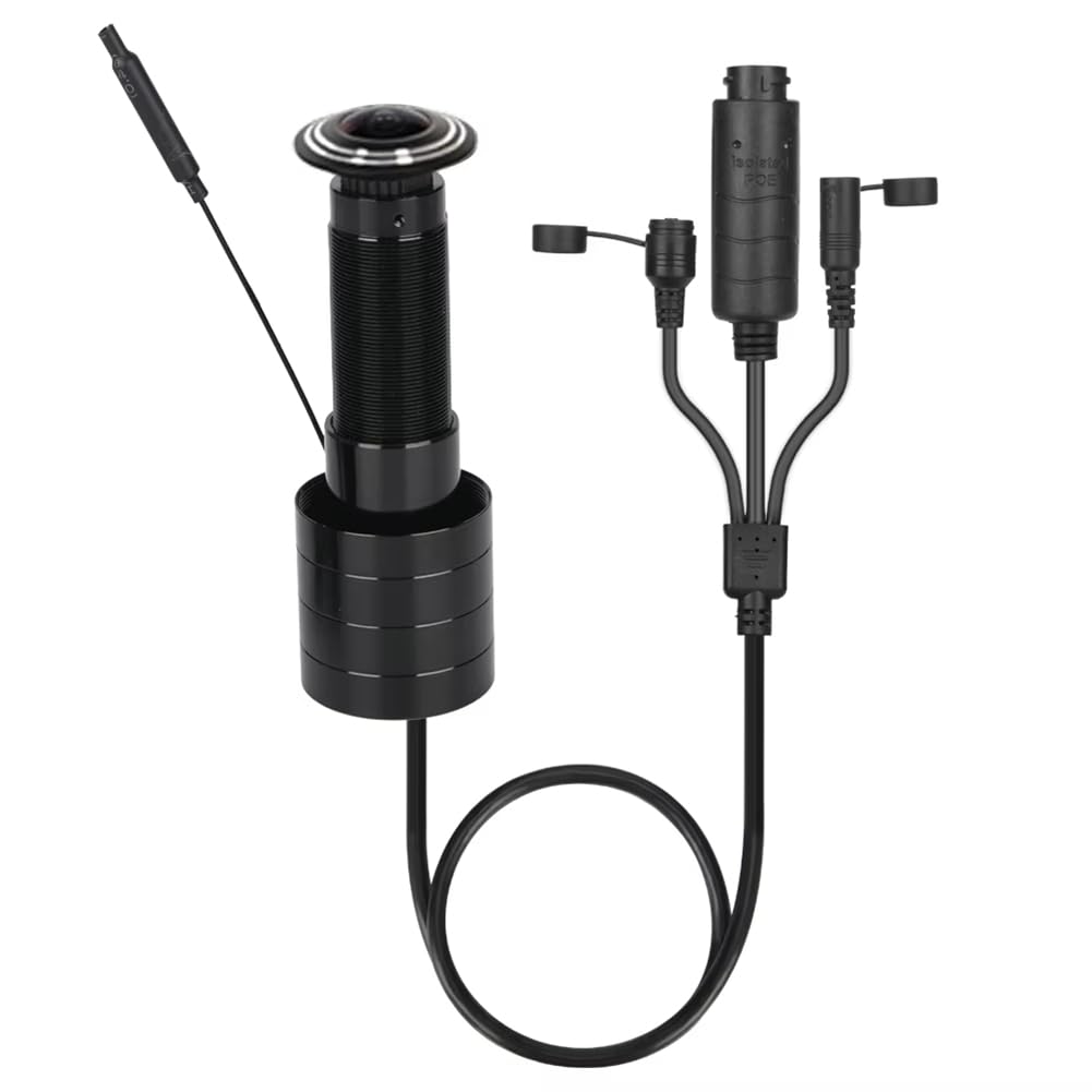 IP POE 5MP Door Eye Camera Mini Peephole Lens Motion Detection Video Eye Viewer Intercom Home Security Surveillance Cam