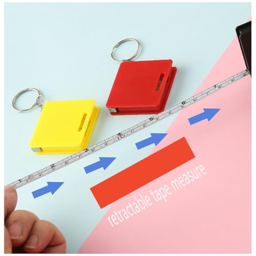 Mini Cinta Métrica Retráctil Portátil 1 Metro Pack 3 Piezas miniatura 3