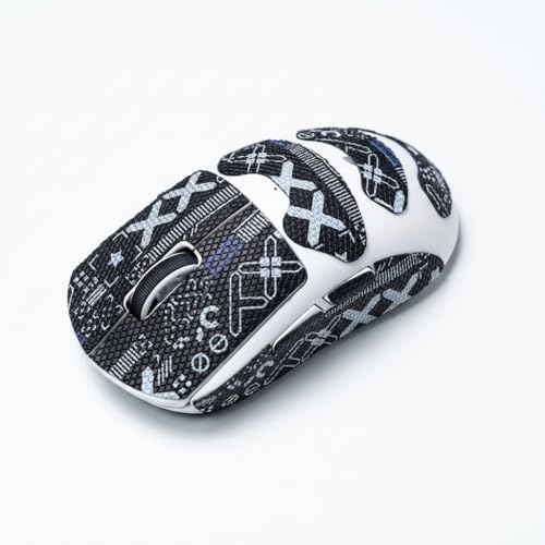 �yNIUQCTIAN�z for Logicool G PRO X SUPERLIGHT 2 �}�E�X�ɑΉ������O���b�v�e�[�v�ł��B����~�߁A���z���A�{�̖��Ֆh�~�̋@�\������A��p�v���J�b�g�ς݁A�����f�ނ��̗p���Ă��܂�(�u���b�N)
