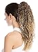 Produktbild WIG ME UP - N609-V-8T124 Haarteil Zopf Pferdeschwanz lang voluminös lockig Krepplocken gekreppt Afro Kinks Braun Goldblond Mix 45 cm