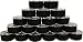 20 Prewound 90 Weight Black Thread Embroidery Bobbins Size A Class 15 Style 15J for Brother Baby Lock SA156
