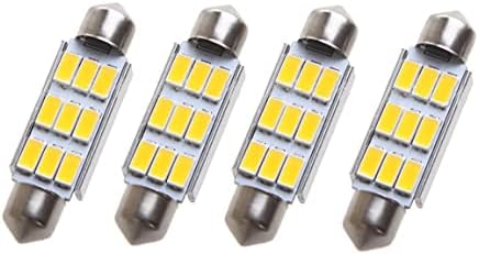 2x 9 SMD LED 42MM XENÓN BLANCO CANBUS LUZ INTERIOR FESTOON BOMBILLA LED