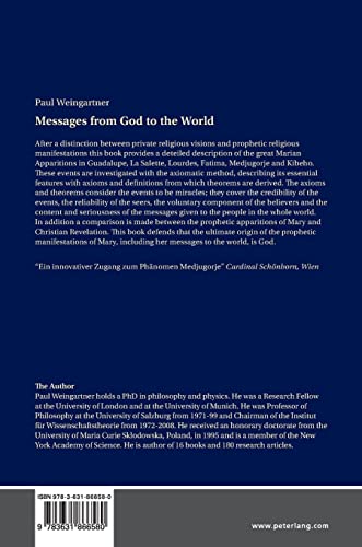 Messages from God to the World: An Axiomatic Investigation of Marian Manifestations