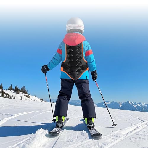 Protection dorsale pour snowboard pliable contre les chocs de ski